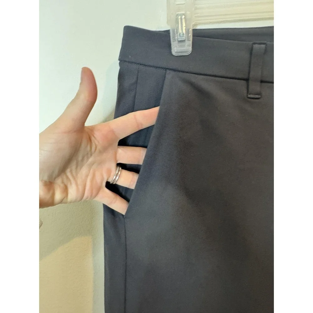 Lululemon Commission Pants Mens 32 Navy Chino Warpstreme Stretch Golf‎ Travel - Picture 6 of 10
